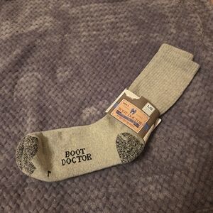 Men's Thick Casual Light Gray Socks By Boot Doctor